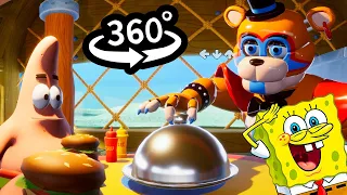 360° Spongebob Freddy's Mukbang  Friday Night Funkin Sonic