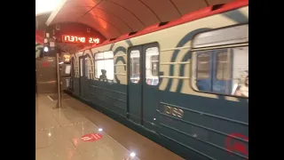 81-717.5/714.5М и 81-717.5М Перекраска Московский транспорт и 81-714.5М На станции Бутырская