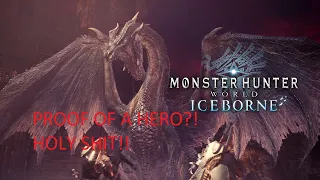 MHW Iceborne BEST MOMENT IN FATALIS FIGHT OG PROOF OF A HERO