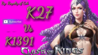 Clash of Kings - KvK K27 Vs K1391 🤪🤪🤪