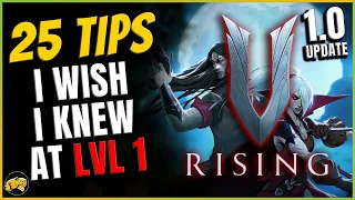 V Rising 1.0 (2024) - BEGINNER'S Guide - Blood Type, Castle Heart, Crafting, Combat and more