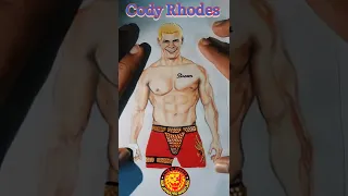 Cody Rhodes journey Drawing | ATA | Vertical video..