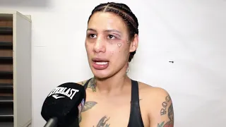 'I AM READY TO FACE ELLIE SCOTNEY' - JULISSA GUZMAN IMMEDIATE REACTION TO EMPHATIC KO VS RAMLA ALI