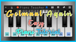 😘 Golmaal Again Song - Easy Piano Tutorial | #shorts