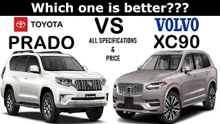 ALL NEW Toyota Landcruiser PRADO Vs ALL NEW Volvo XC90 | Which one is better ?