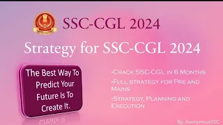 HOW TO CRACK SSCCGL Complete Strategy|Master Plan for Beginners| CGL in First Attempt Best Strategy