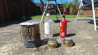 Trangia Cooking - Which boils water faster? Bio Ethanol or Methylated Spirit