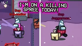 I went on a KILLING SPREE - Morning Lobby Among Us [FULL VOD]