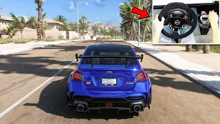 Forza Horizon 5 - Subaru WRX STI S209 WIDEBODY KIT | Thrustmaster TX Gameplay [4K]