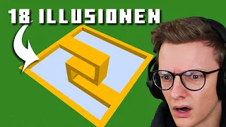 18 unglaubliche Minecraft Illusionen! 🤯