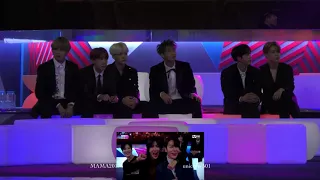 BTS reaction to redvelvet @mama2017