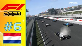 F1 2021: ЭТАП 06. НИДЕРЛАНДЫ. 100% ДИСТАНЦИИ. СТАРТ С ПОСЛЕДНЕГО РЯДА.