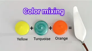 Guess the final colors 🎨 | Satisfying video| Art video| Color mixing video| Painting mixing video