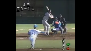 バース　ホームラン　R.バース　阪神タイガース 日本シリーズ 1985年　阪神　VS　西武