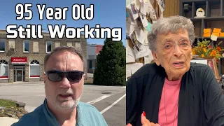 95 Year Old Still Drives Herself to Work Everyday Where She Has Worked For the Past 58 Years