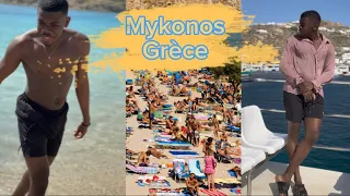 Un week-end à Mykonos Grèce 🇬🇷 The Island ( Bateau 🚤, Restaurant, Plage 🏖️)