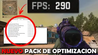 🔥 *NUEVO* MEJOR PACK de OPTIMIZACION (Aumenta fps y quita el delay)