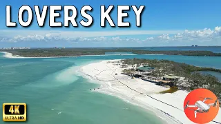 Lovers Key Beach, Fort Myers Beach - Aerial View