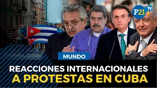 Cuba 🇨🇺 : Líderes mundiales se pronuncian tras protestas y represión en Cuba