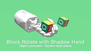 Reinforcement Learning for Robotic Manipulation using  Simulated Locomotion Demonstrations