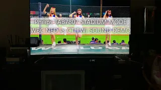 Philips TAB7807 YT WBC GIRLS STATIUM MODE SOUND DEMO