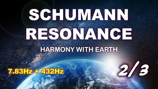 SCHUMANN RESONANCE 2/3 ( Shamanic music ) | 432Hz + 7.83Hz | Grounding, Stability and Harmony