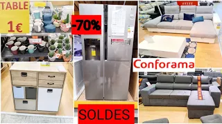 CONFORAMA💥SOLDES JUSQU'À-70% MOBILIER ÉLECTROMÉNAGER DÉCO 15.07.21 #CONFORAMA #DESTOCKAGE #SOLDES