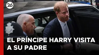 REINO UNIDO | La llegada del Príncipe Harry a Londres para ver al Rey