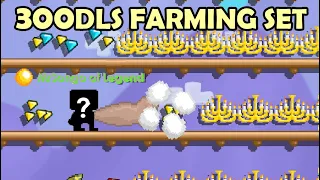 Buying 300 DLs Farming Set! 1(1 HIT CHAND!) OMG!! | Growtopia