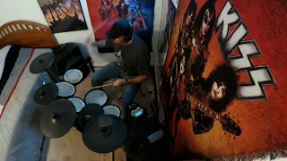 KISS "Christine Sixteen" Drum Cover