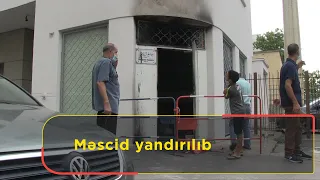 Məscid yandırılıb