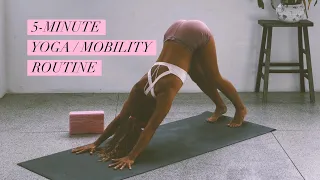 5 Minute Yoga-Mobility Routine | Follow Along | Pomodoro Study Break