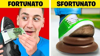 FORTUNATI VS SFORTUNATI!! 🍀 Momenti Divertenti su Cap e Kazu