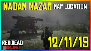 Red Dead Online - Madam Nazar Map Location 12/11/19 I December 11 RDR2