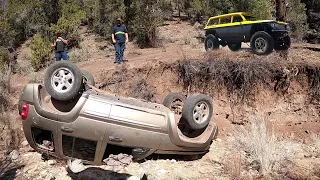 Jeep Liberty Rollover 100 Miles In The Backcountry