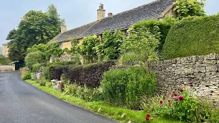 COTSWOLDS Stone Built Village: Bourton on the hill, ENGLAND - Early Morning Walk