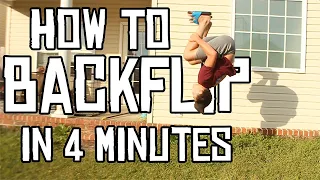 Learn How To Backflip In 3 Minutes | Flipping and Tricking Tutorial| Backflip Tutorial