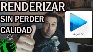 COMO RENDERIZAR SIN PERDER CALIDAD EN SONY VEGAS |Fran M