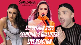 Eurovision 2023 Semi Final 2 Qualifiers Live Reaction