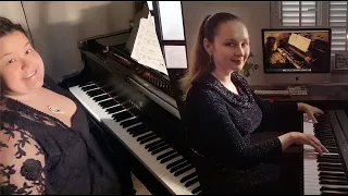 Ave Maria - Franz Schubert. Piano 4 hands
