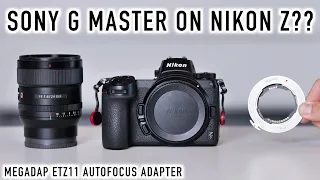 Sony Lenses on Nikon Bodies? With Autofocus? Yes! Megadap ETZ11 Adapter Review