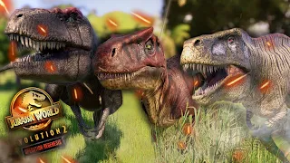 THE JPOG CARNIVORES IN EVOLUTION! - Rebuilding JPOG in Jurassic World Evolution 2!