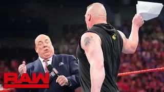 Brock Lesnar learns an important Money in the Bank detail: Raw, May 27, 2019