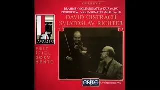 Sergei Prokofiev (1891-1953) | Violin sonata | No. 1 | Op. 80 | David Oistrakh & Sviatoslav Richter