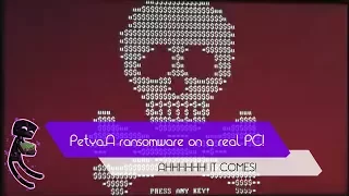 PETYA.A RANSOMWARE ON A REAL PC! (download link)