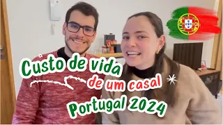 CUSTO DE VIDA DE UM CASAL EM PORTUGAL - 2024