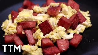 Spambled Eggs~Scrambled Eggs with Spam