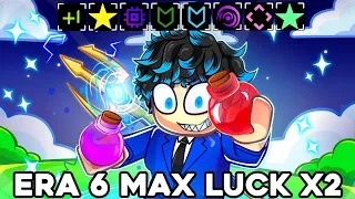 USING 2X MAX LUCK POTIONS IN ERA 6 OF ROBLOX SOL'S RNG | Noob To Pro - Episode 9