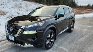 2022 Nissan Rogue Platinum 1.5L Turbo POV Test Drive/Review