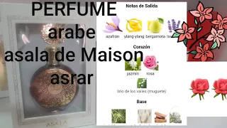 🔴nuevo perfume árabe qué se suma a mí colección asala de Maison asrar 🌹🏵🌸💐🥀🌹